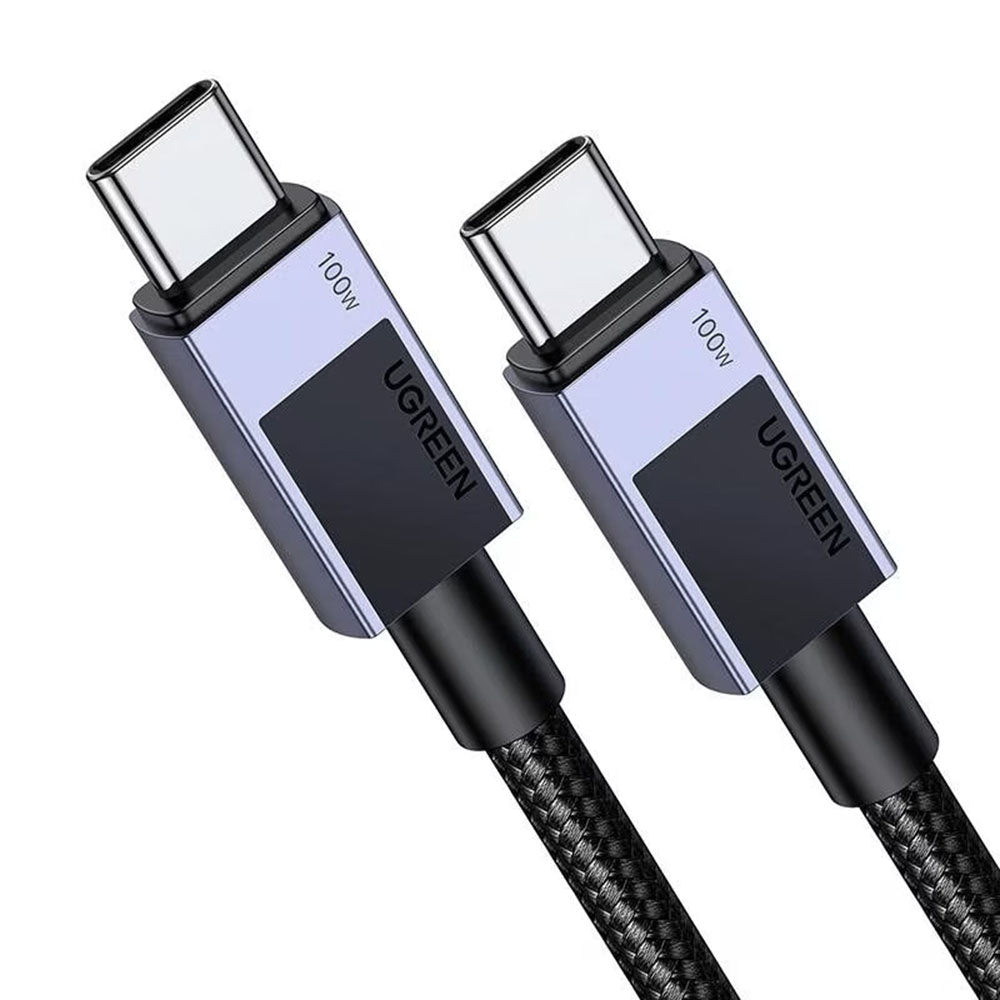 Kabel do danych i ładowania USB-C - USB-C UGREEN L512, 100W, 1m, Szary