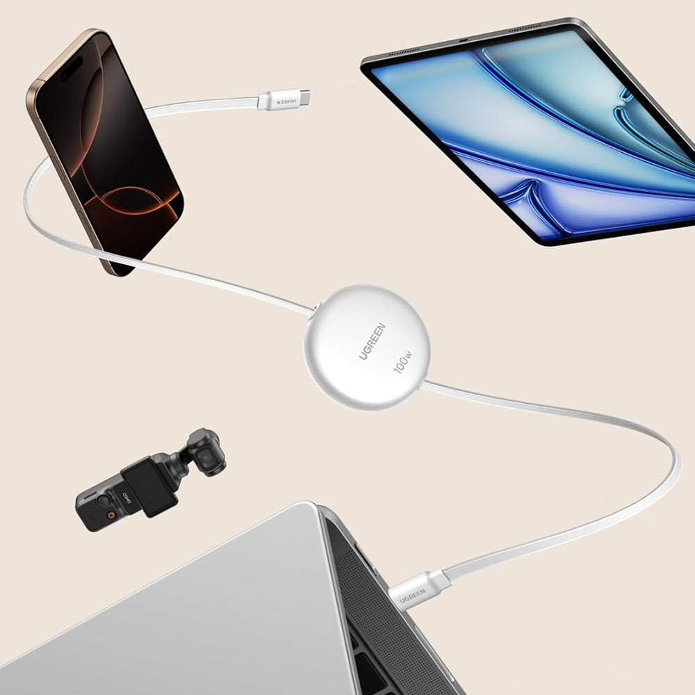 USB-C Data and Charging Cable - USB-C UGREEN L531, 100W, 1m, White