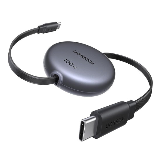 Kabel do danych i ładowania USB-C - USB-C UGREEN L531, 100W, 1m, Czarny