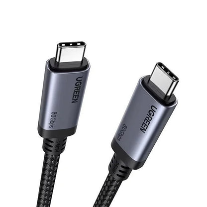 Kabel do danych i ładowania USB-C - USB-C UGREEN L706 (65383), 240W, 1m, Czarny