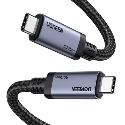 Kabel do danych i ładowania USB-C - USB-C UGREEN L706 (65383), 240W, 1m, Czarny