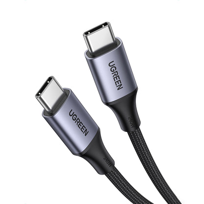 Kabel do danych i ładowania USB-C - USB-C UGREEN US535, 240W, 1m, Szary
