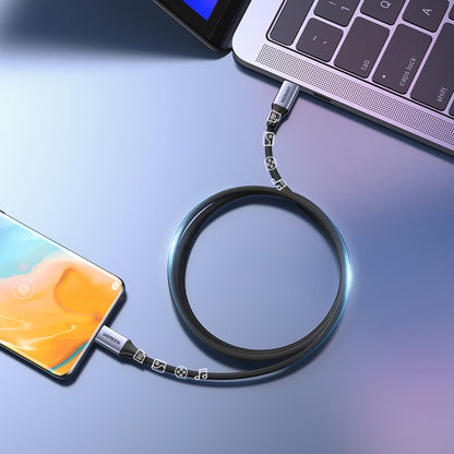 Kabel do danych i ładowania USB-C - USB-C UGREEN US535, 240W, 1m, Szary