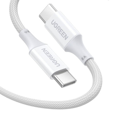 Kabel do danych i ładowania USB-C - USB-C UGREEN US557 (15267), 100W, 1m, Biały