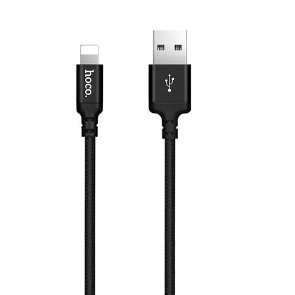 Kabel do ładowania i transmisji danych HOCO X14 Times USB-A - Lightning, 18W, 1m, czarny