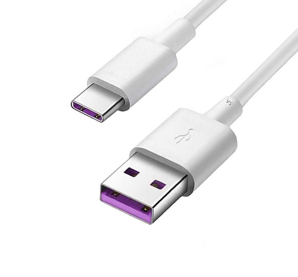 Kabel do ładowania i transmisji danych USB-A - USB-C Huawei AP71, 40 W, 1 m, biały 4071497