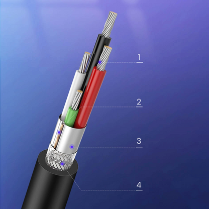 Kabel do drukarki UGREEN US135, USB-A - USB-B, 5m, Czarny