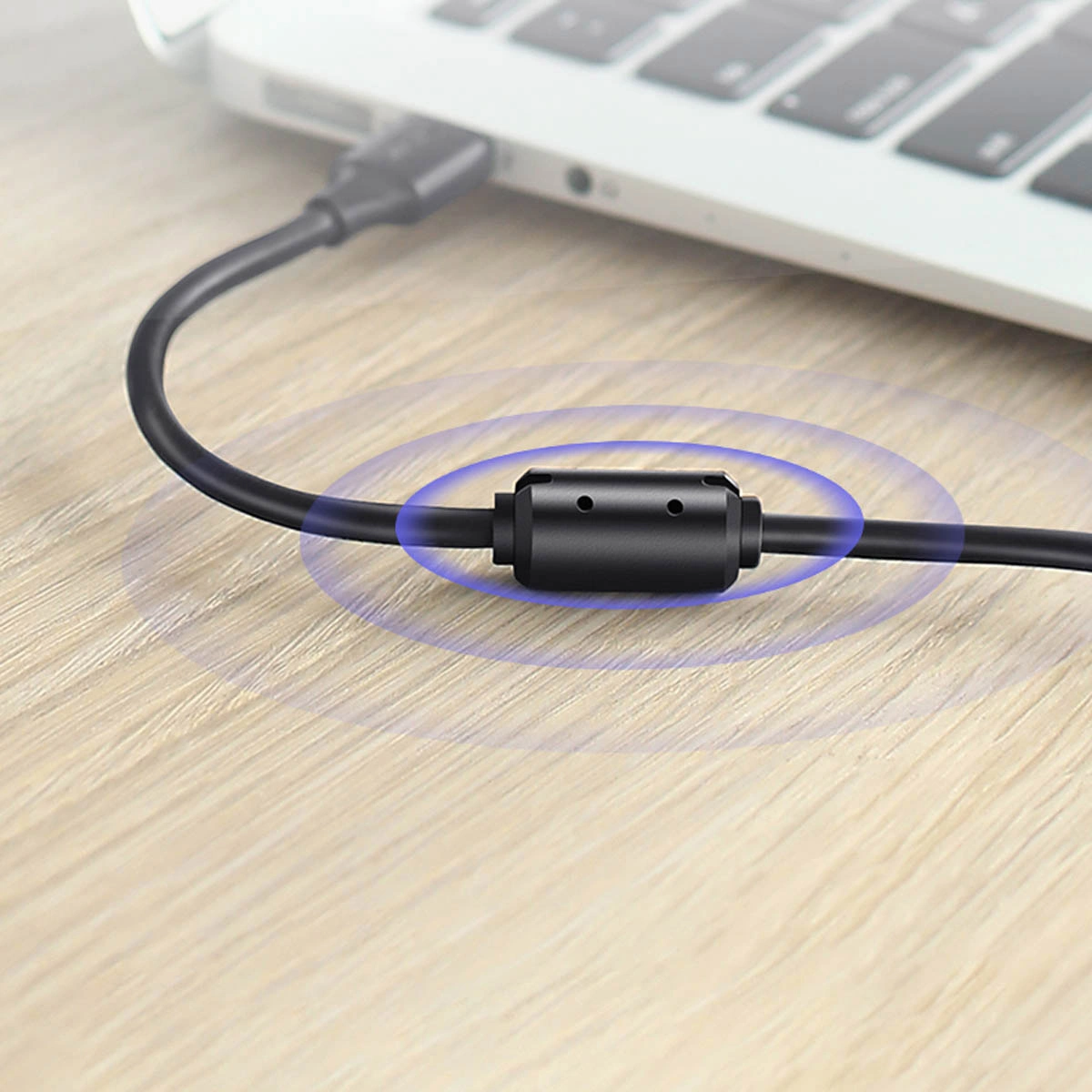 Kabel do drukarki UGREEN US135, USB-A - USB-B, 5m, Czarny