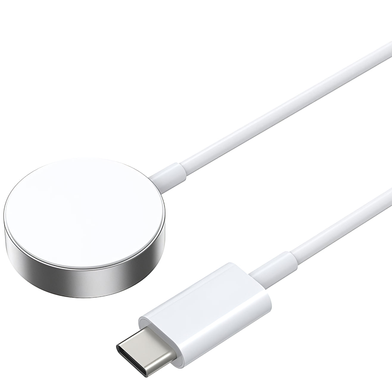 Ładowarka bezprzewodowa BWOO WL-18 do Apple Watch Series, USB-C, biały