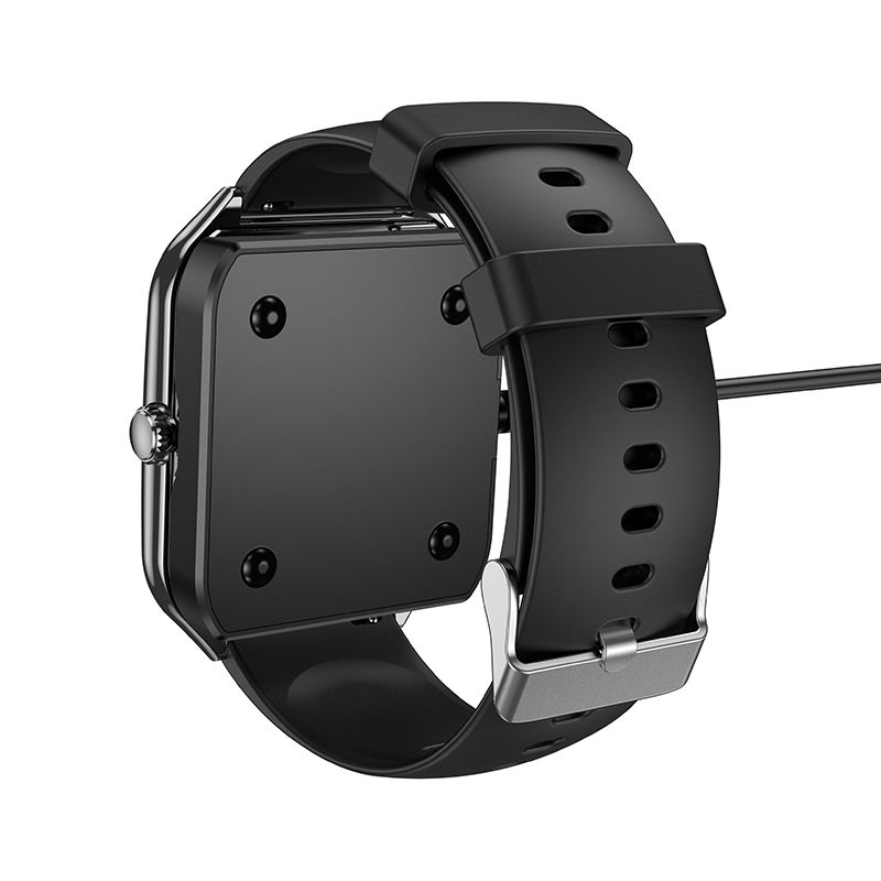Kabel ładowania do Smartwatcha HOCO Y28, USB-A, Czarny