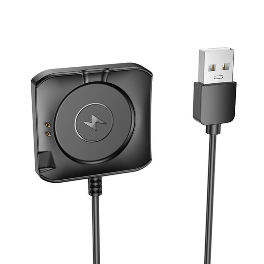 Kabel ładowania do Smartwatcha HOCO Y28, USB-A, Czarny