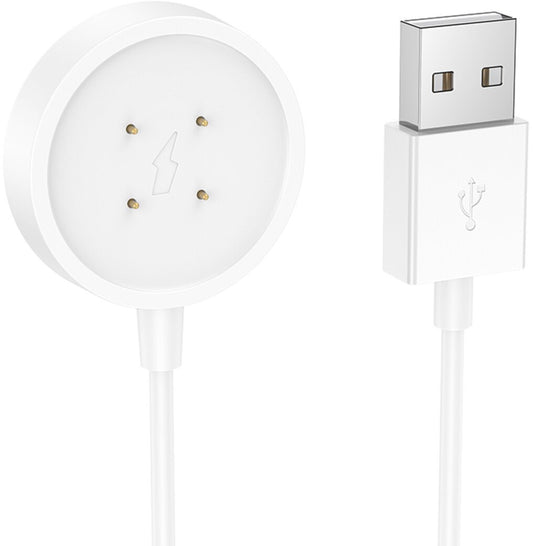 Kabel ładowania do Smartwatcha HOCO Y24, USB-A, Biały