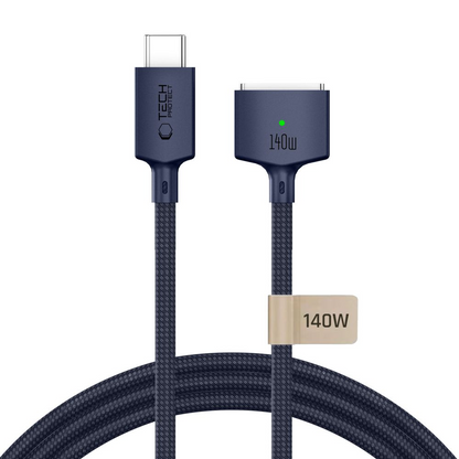 Kabel do ładowania Tech-Protect MMC01 Ultraboost, USB-C - MagSafe 3, 140W, 3m, Granatowy