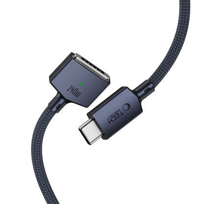 Kabel do ładowania Tech-Protect MMC01 Ultraboost, USB-C - MagSafe 3, 140W, 3m, Granatowy