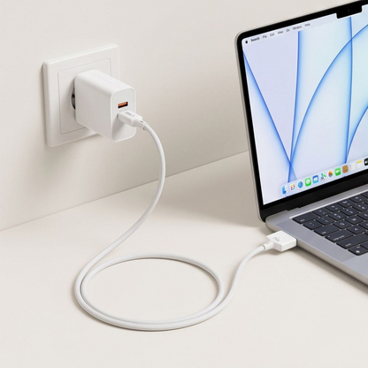 Kabel do ładowania Tech-Protect MMC01 Ultraboost, USB-C - MagSafe 3, 140W, 3m, biały