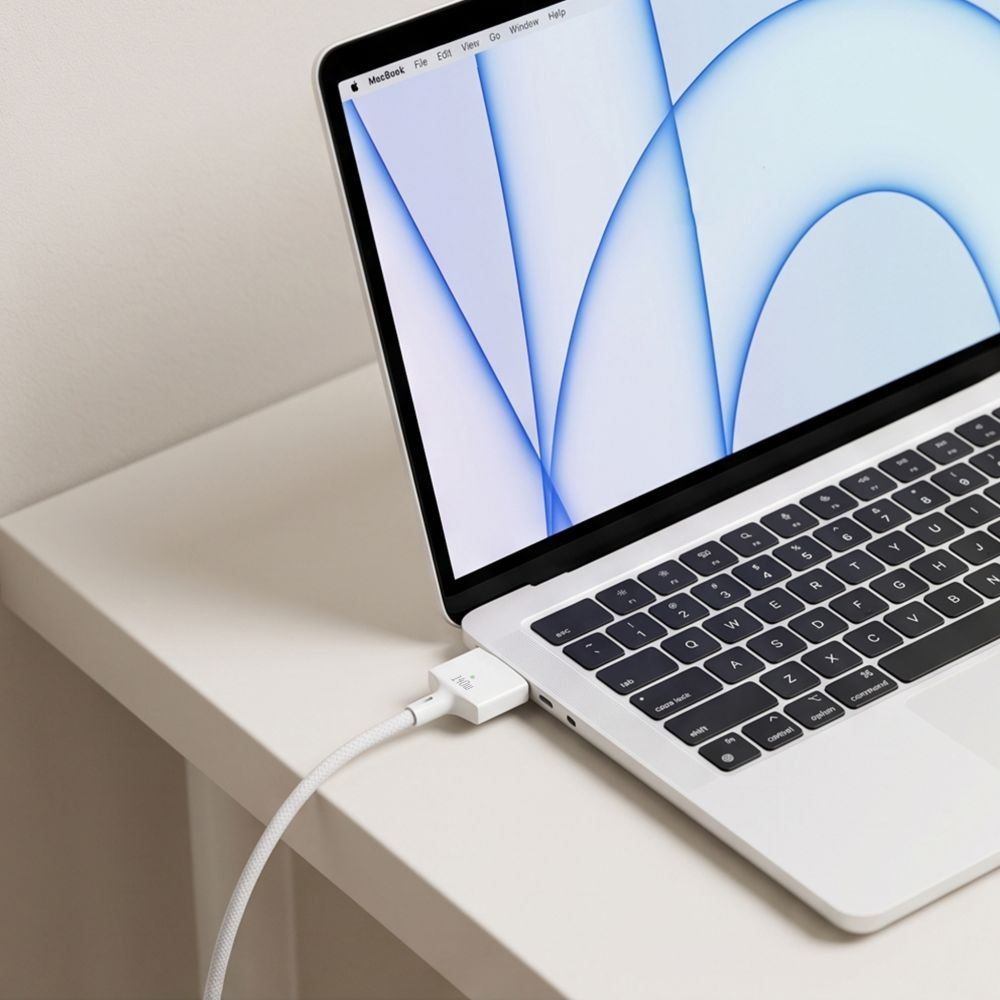 Kabel do ładowania Tech-Protect MMC01 Ultraboost, USB-C - MagSafe 3, 140W, 3m, biały