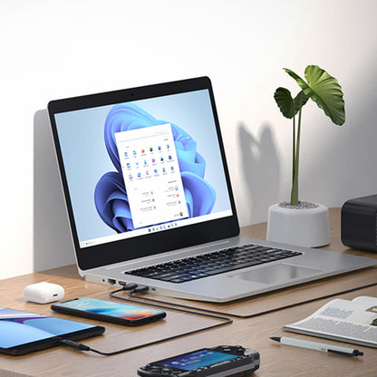 Kabel ładowania Techsuit AC21 ChargeNest, 1,5 m, 11w1, Czarny