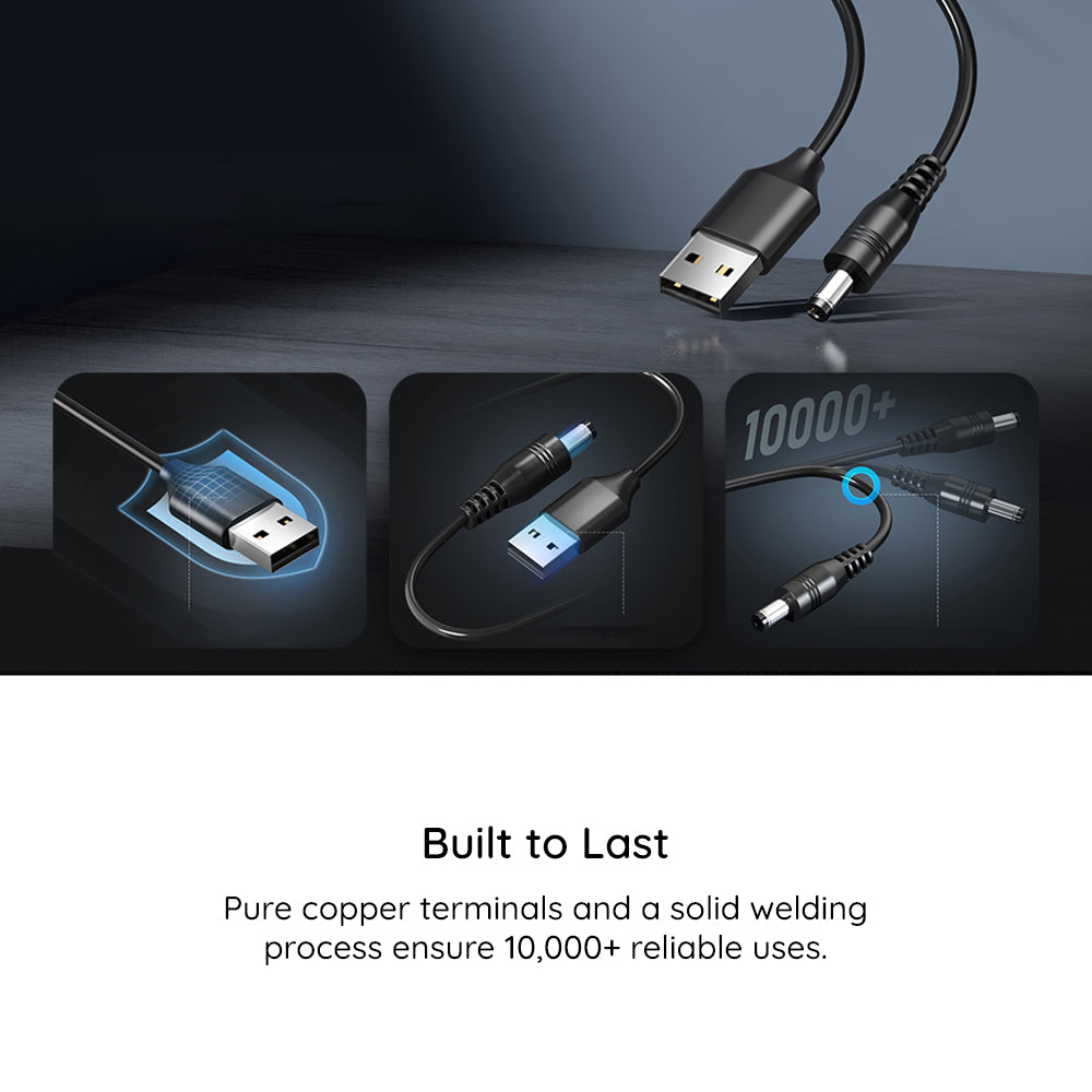 Kabel ładowania Techsuit AC21 ChargeNest, 1,5 m, 11w1, Czarny