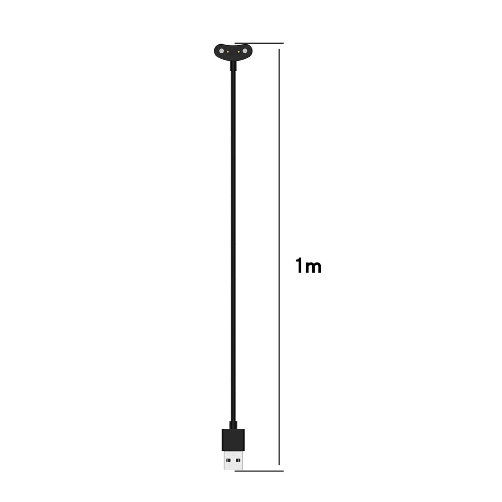 Kabel ładowania Techsuit TCW1 do Mobvoi Watch Series, USB-A, Czarny