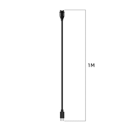 Kabel ładowania Techsuit TGC2 do Garmin Watch Fenix / vivoactive Series, USB-C, Czarny