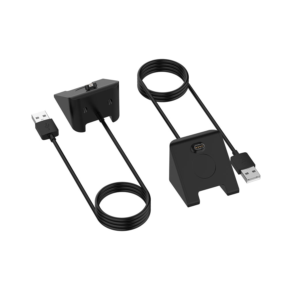 Kabel ładowania Techsuit TGC3 dla Garmin Fenix 5 Plus / 7X / 6X / 6 / 5, USB-A, Czarny