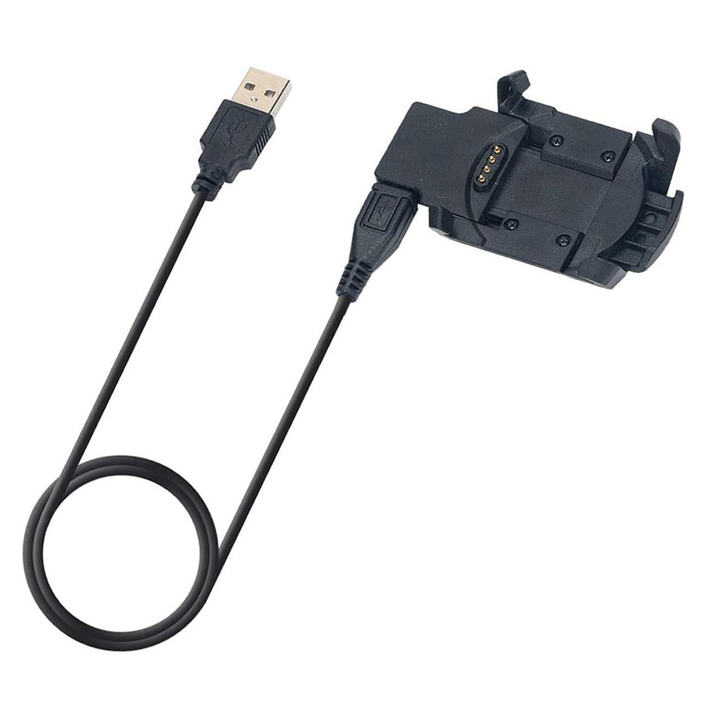 Kabel ładowania Techsuit TGC5 dla Garmin Fenix 3 Sapphire / 3 HR / 3, USB-A, Czarny