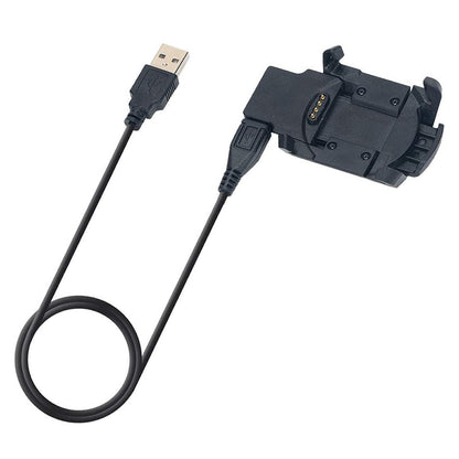 Kabel ładowania Techsuit TGC5 dla Garmin Fenix 3 Sapphire / 3 HR / 3, USB-A, Czarny