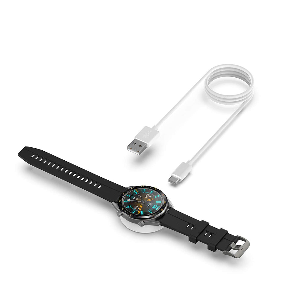 Kabel ładowania Techsuit THC3 dla Honor Watch / Huawei Watch Series, USB-A, Biały