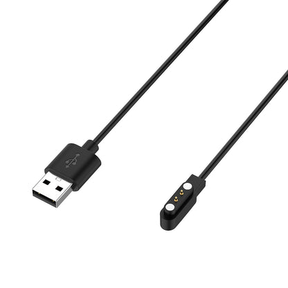 Kabel ładowania Techsuit TXC4 dla Oneplus Nord Watch / Haylou Bling LS12 / RT LS05S, USB-A, Czarny