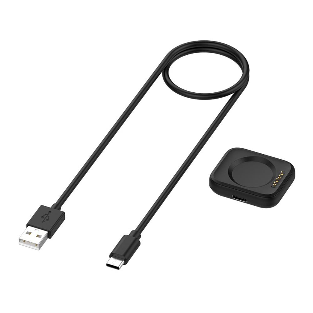 Kabel ładowania Techsuit TXC8 do Oppo Watch / OnePlus Watch Series, USB-A, Czarny