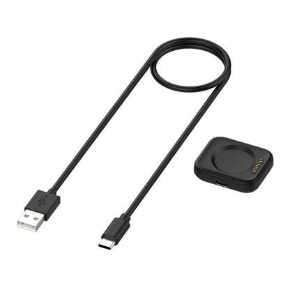 Kabel ładowania Techsuit TXC8 do Oppo Watch / OnePlus Watch Series, USB-A, Czarny