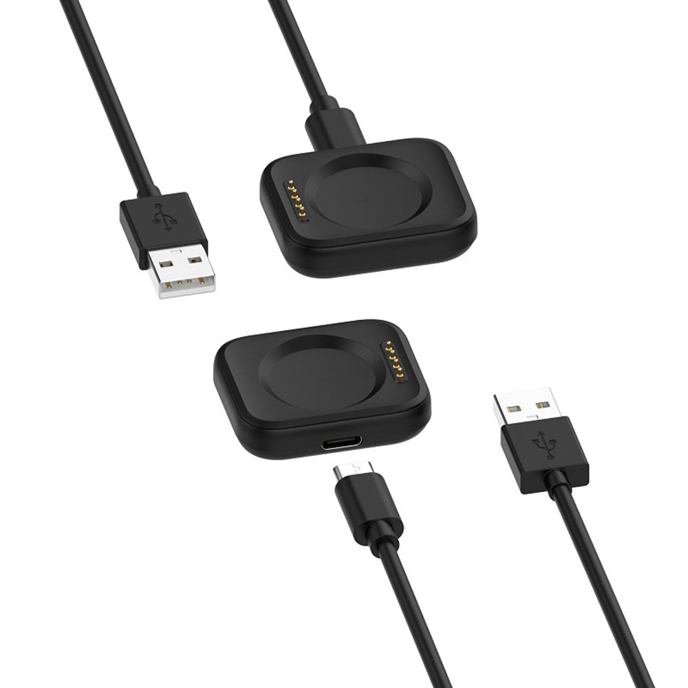 Kabel ładowania Techsuit TXC8 do Oppo Watch / OnePlus Watch Series, USB-A, Czarny