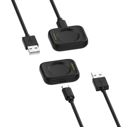 Kabel ładowania Techsuit TXC8 do Oppo Watch / OnePlus Watch Series, USB-A, Czarny