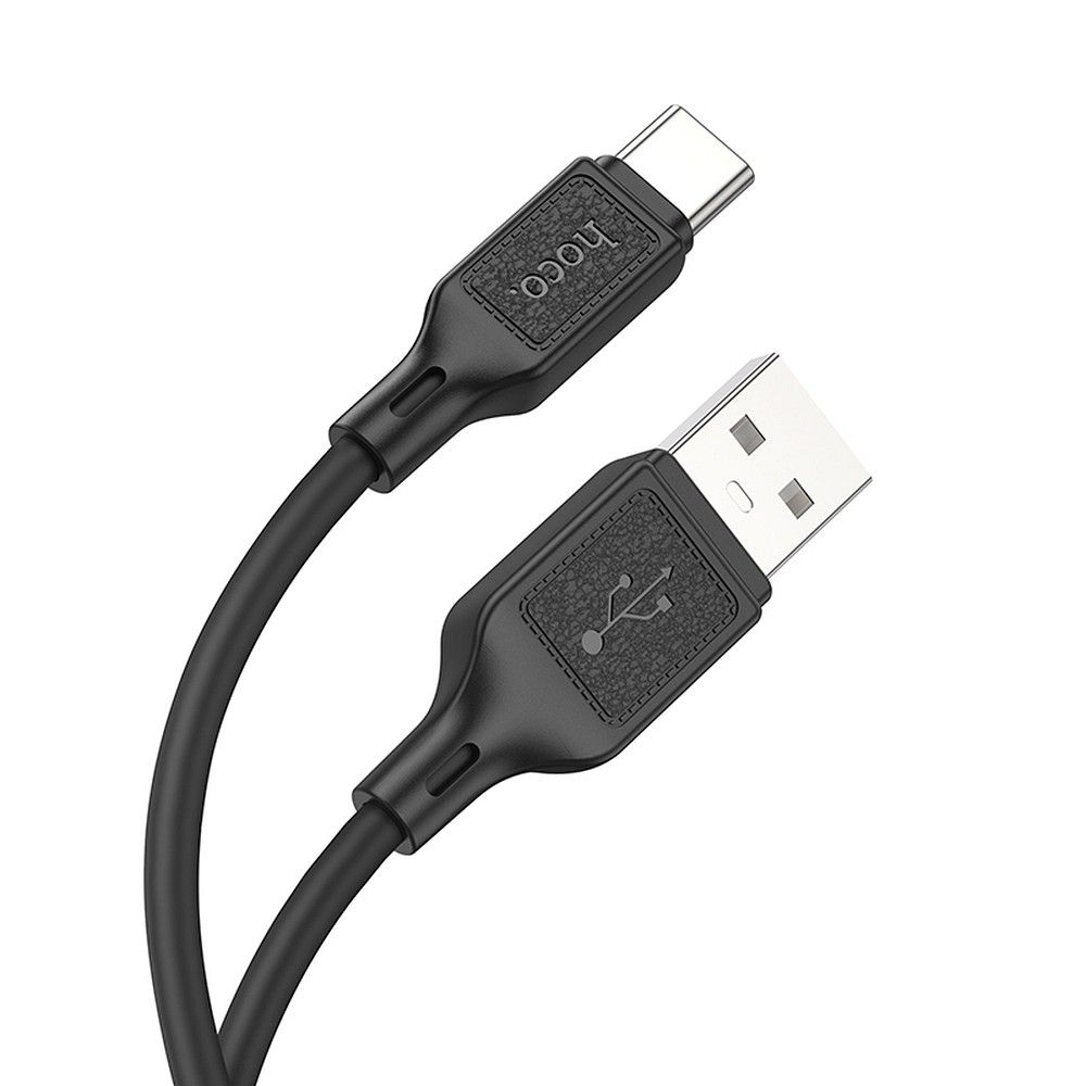 Kabel do danych i ładowania USB-A - USB-C HOCO X90, 60W, 1m, Czarny