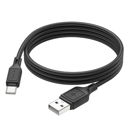 Kabel do danych i ładowania USB-A - USB-C HOCO X90, 60W, 1m, Czarny