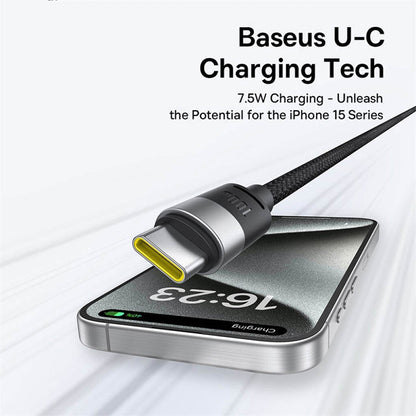 Kabel ładowania USB-A - Lightning / microUSB / USB-C Baseus StarSpeed, 100W, 1,5m, Biały P10319900211-00