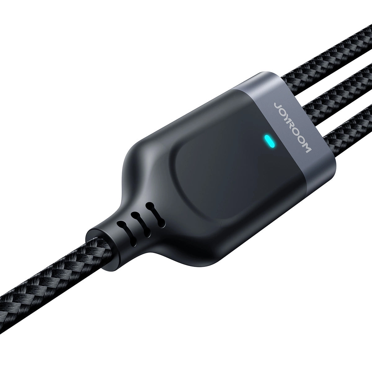 Kabel ładujący USB-A - Lightning / microUSB / USB-C Joyroom S-A18 3w1, 18 W, 0,3 m, czarny 