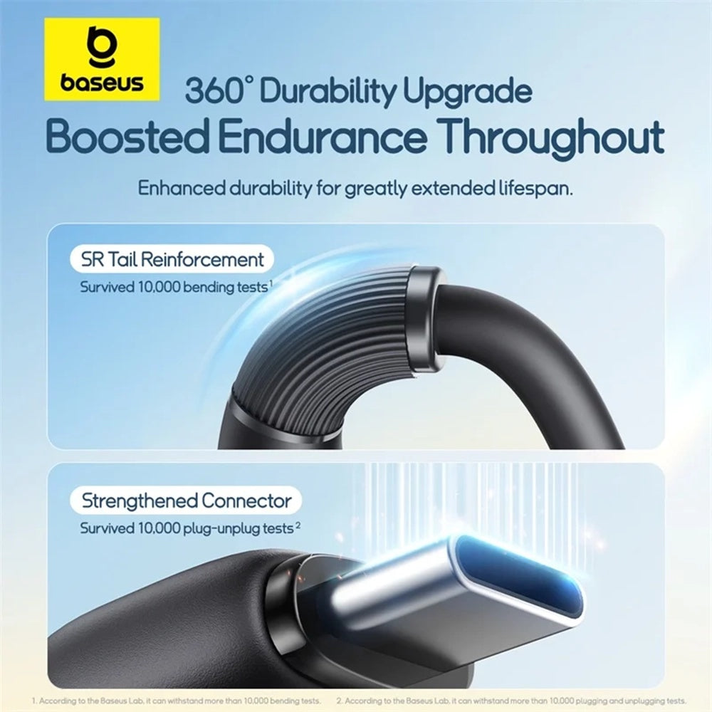 Kabel Ładowania USB-A - Lightning / microUSB / USB-C Baseus Ultra Fast 3w1, 18W, 1.3m, Czarny P10376303121-00