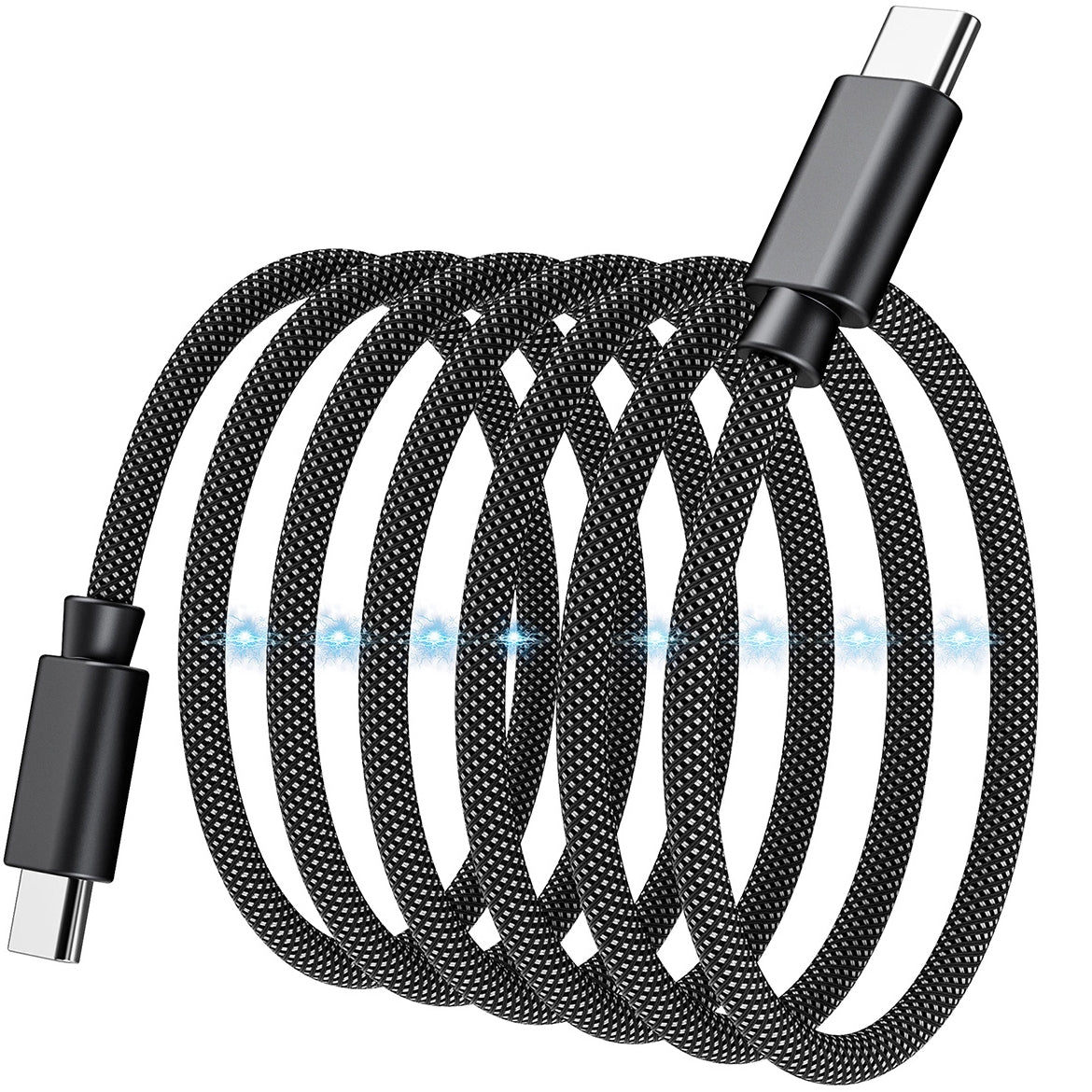 Kabel ładujący USB-C - USB-C Choetech XCC-1052, 100 W, 1,2 m, czarny 