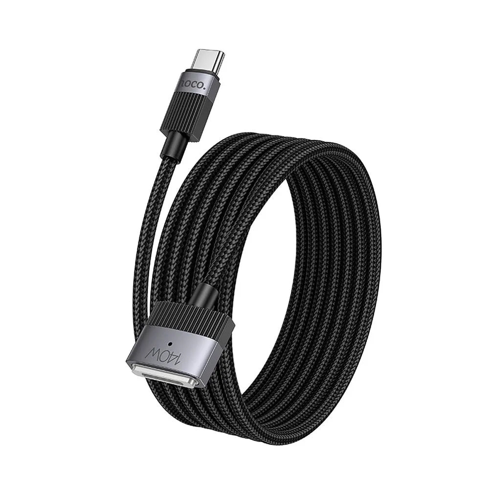 Kabel ładowania HOCO U141, USB-C - MagSafe 3, 140W, 1.8m, Czarny