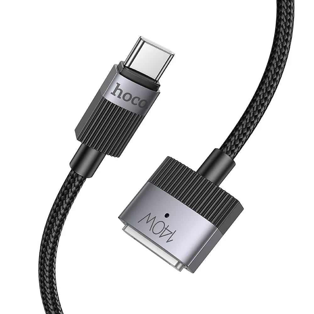 Kabel ładowania HOCO U141, USB-C - MagSafe 3, 140W, 1.8m, Czarny