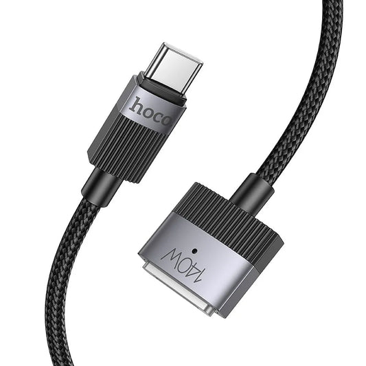Kabel ładowania HOCO U141, USB-C - MagSafe 3, 140W, 1.8m, Czarny