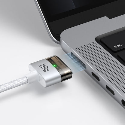 Kabel Ładowania McDodo CA-2071, USB-C - MagSafe 3, 140W, 2m, Biały