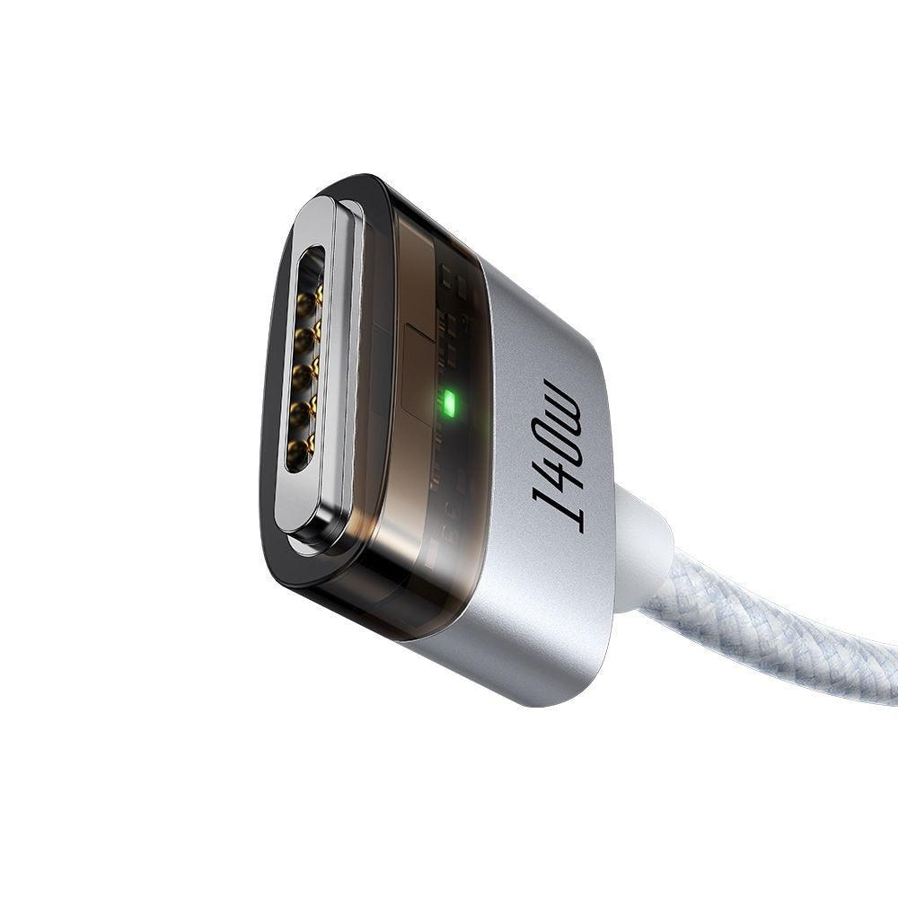Kabel Ładowania McDodo CA-2071, USB-C - MagSafe 3, 140W, 2m, Biały