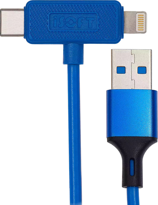 Kabel Lightning / USB-C iSOFT IS-006 Easy Restore Mode dla serii Apple iPhone