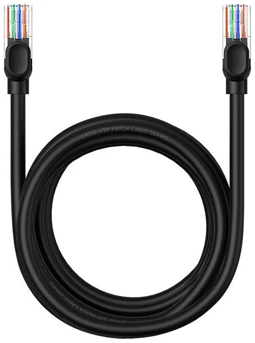Kabel sieciowy Baseus, UTP, Cat5, 3m, Czarny B00133206111-04