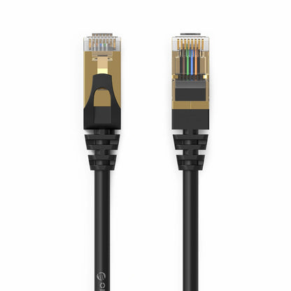 Kabel sieciowy Orico PUG-C7, UTP, Cat7, 1m, czarny