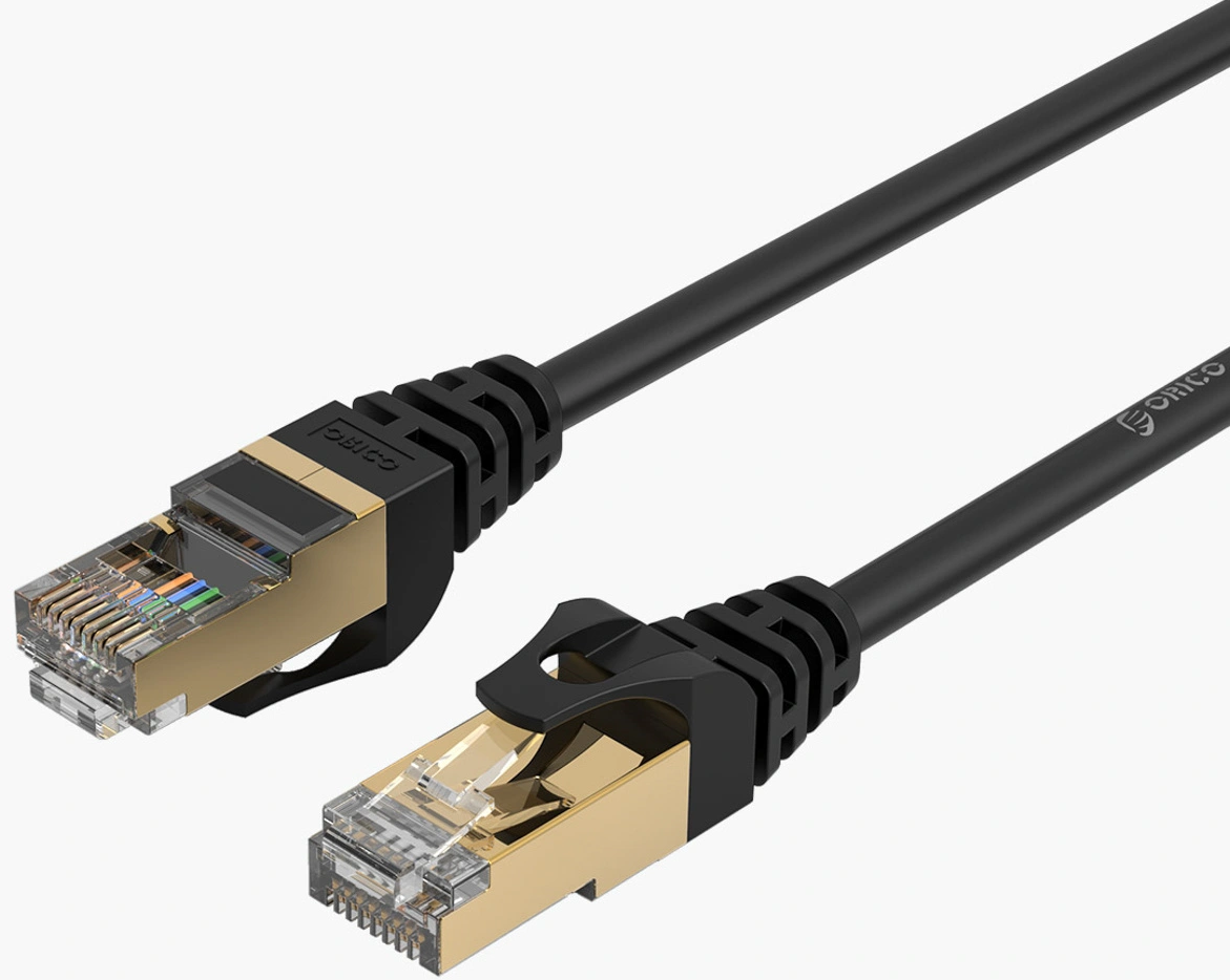 Kabel sieciowy Orico PUG-C7, UTP, Cat7, 5m, czarny