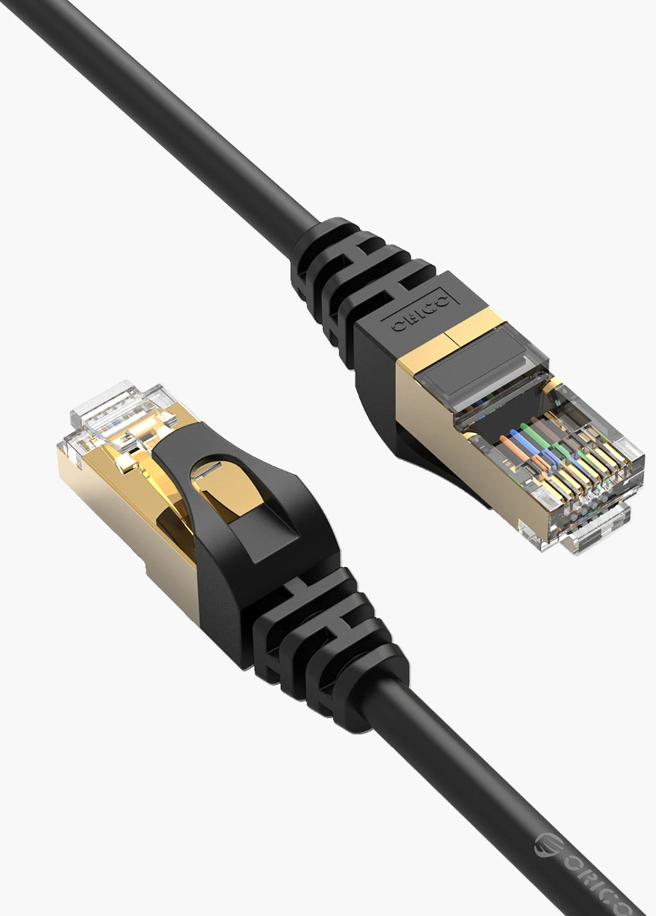 Kabel sieciowy Orico PUG-C7, UTP, Cat7, 3m, Czarny