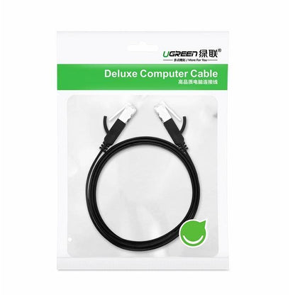 UGREEN Kabel sieciowy NW101 płaski, UTP, Cat6, 1m, czarny 